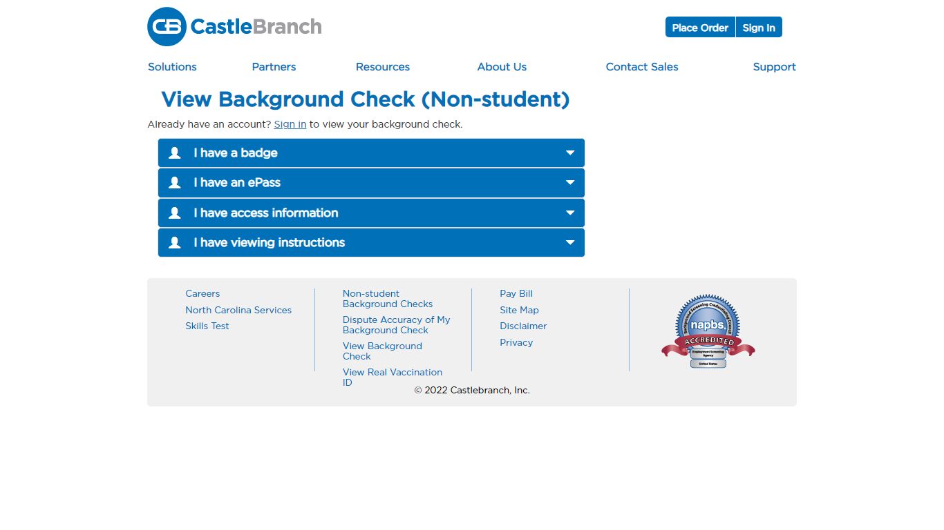 View Background Check - castlebranch.com